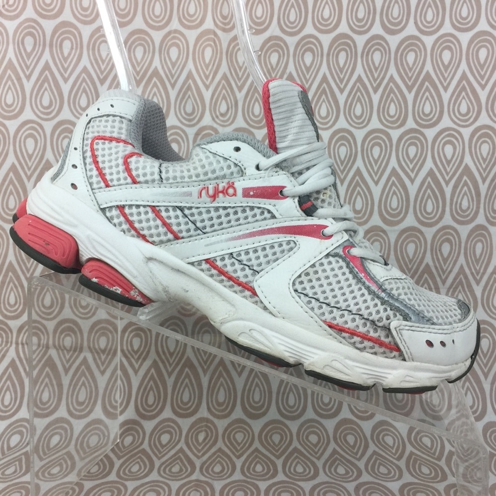 Ryka Ultima Run Women's White Pink Shoes SZ 7 S382